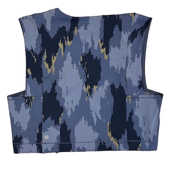 Lululemon x Robert Geller Take The Moment Camouflage Cropped Tank L/XL NWT - Picture 5 of 5